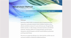 Desktop Screenshot of hendricksonmethod.com